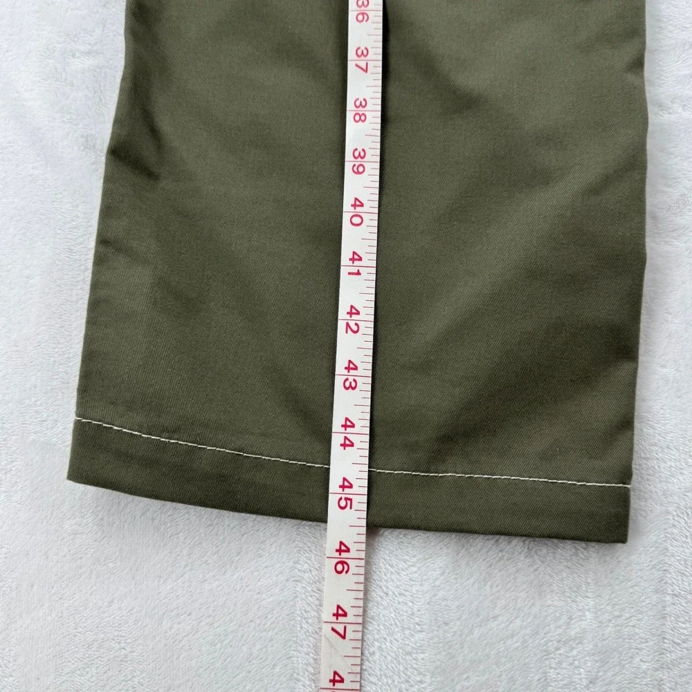 True Religion Cargo Pants Mens 36 Green New Contrast Stitch Horseshoe 700820